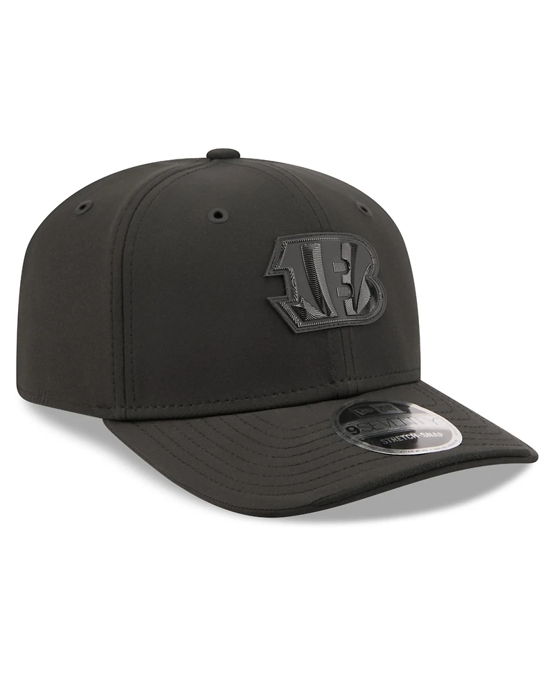 New Era Men's Black Cincinnati Bengals 2026 Sideline 9SEVENTY Adjustable Hat