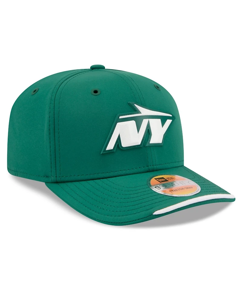 New Era Men's Green New York Jets 2026 Sideline 9SEVENTY Adjustable Hat