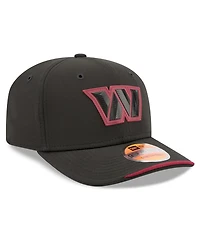 New Era Men's Black Washington Commanders 2026 Sideline 9SEVENTY Adjustable Hat