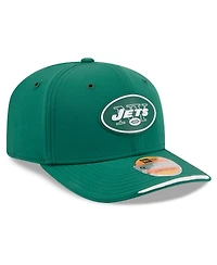 New Era Men's Green New York Jets 2026 Sideline Throwback 9SEVENTY Adjustable Hat