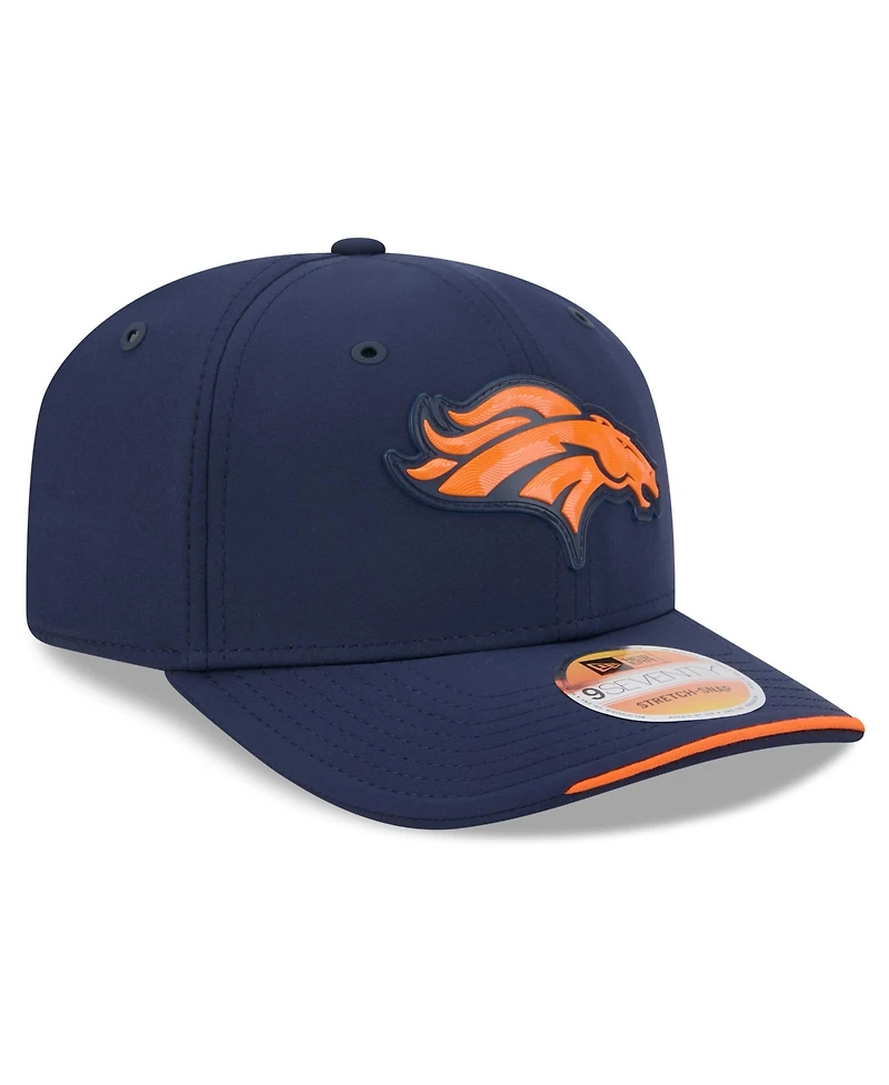New Era Men's Navy Denver Broncos 2026 Sideline 9SEVENTY Adjustable Hat