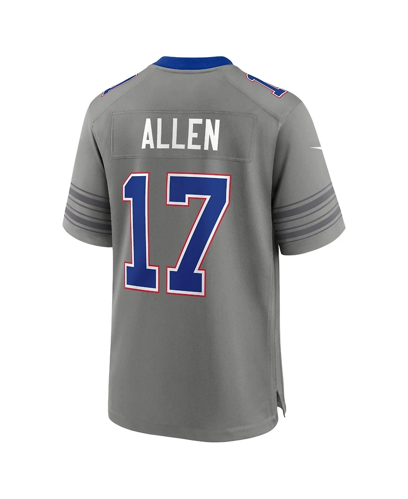 Nike Men's Josh Allen Gray Buffalo Bills Nickel City Game Jersey