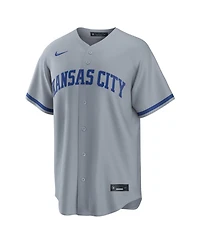 Nike Men's Bobby Witt Jr. Gray Kansas City Royals Road Replica Jersey