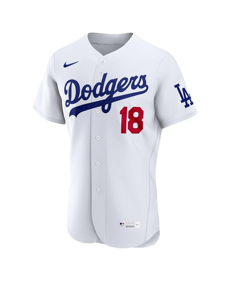Nike Men's Yoshinobu Yamamoto White Los Angeles Dodgers Home Authentic Jersey
