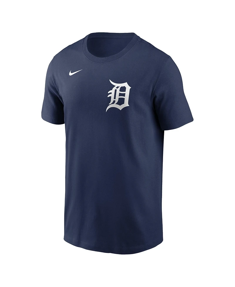 Nike Men's Jace Jung Navy Detroit Tigers Name Number T-Shirt