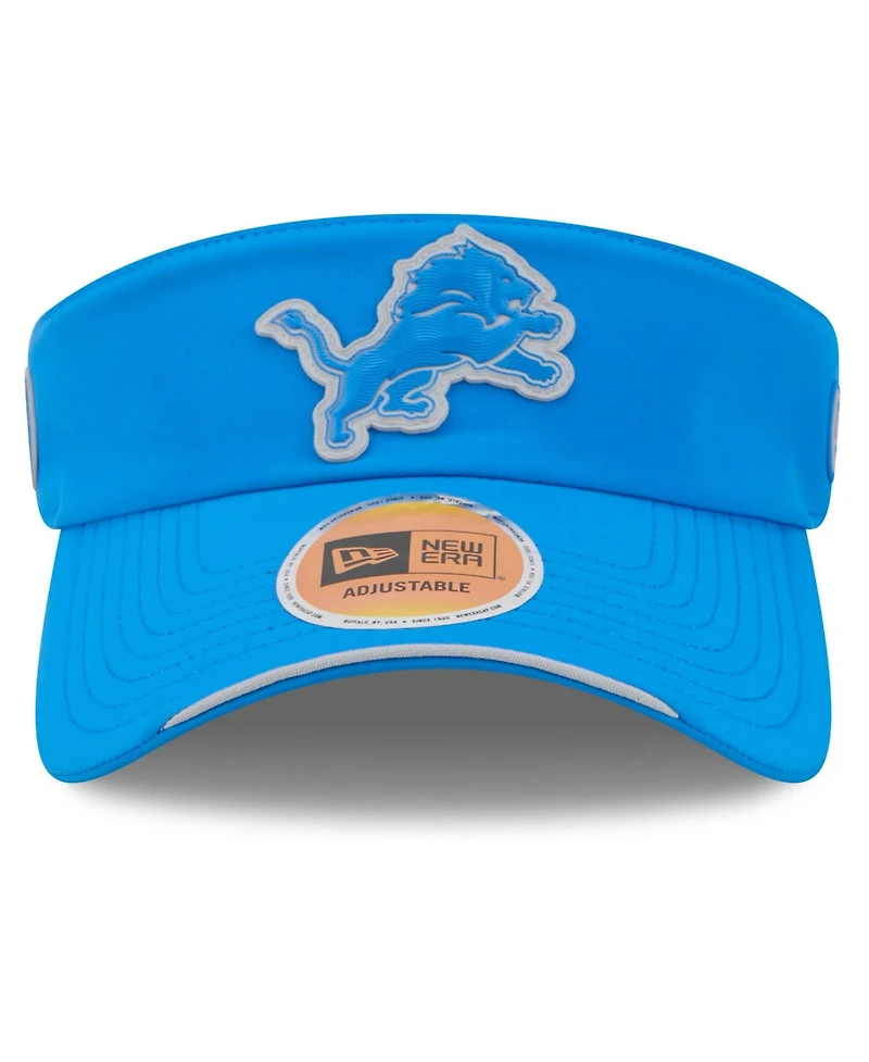 New Era Men's Blue Detroit Lions 2026 Sideline Adjustable Visor Hat