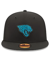 New Era Men's Black Jacksonville Jaguars 2026 Sideline 9FIFTY Snapback Hat