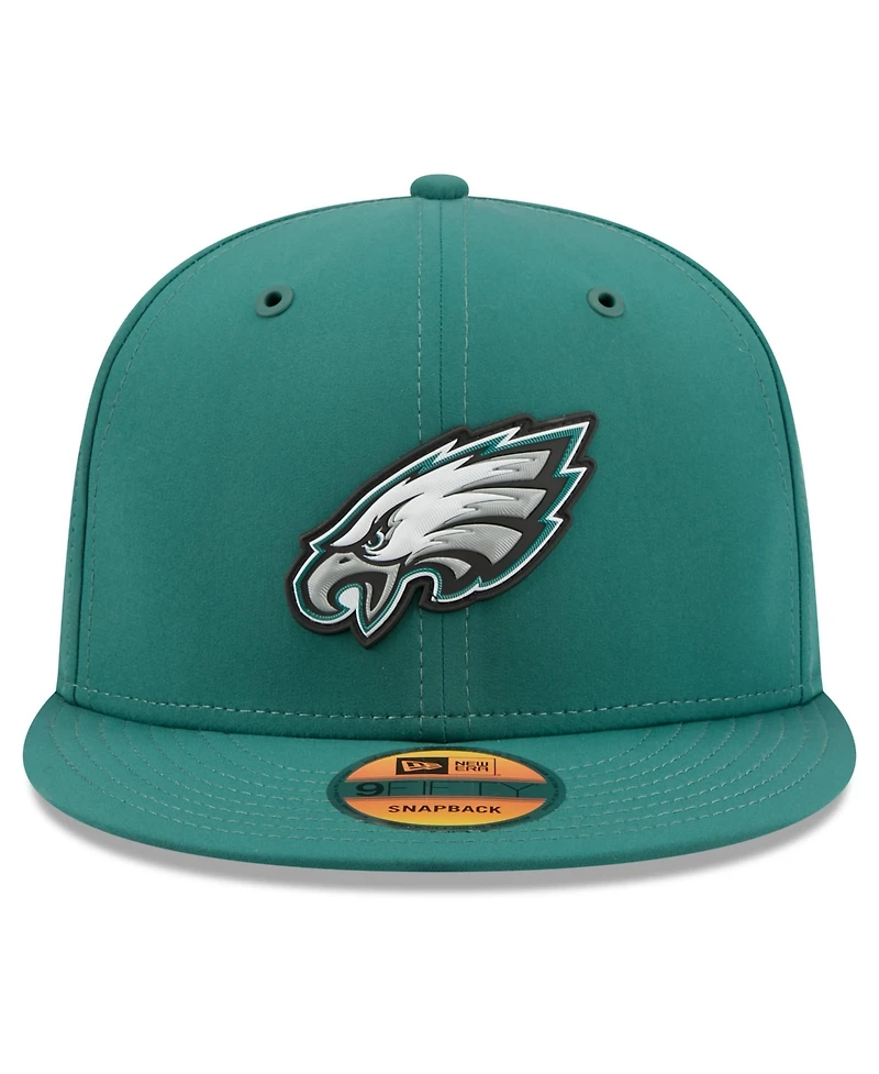 New Era Men's Midnight Green Philadelphia Eagles 2026 Sideline 9FIFTY Snapback Hat