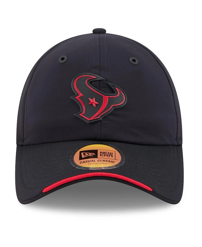 New Era Men's Navy Houston Texans 2026 Sideline Casual Classic Adjustable Hat