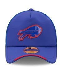 New Era Men's Royal Buffalo Bills 2026 Sideline Apex 9FORTY Adjustable Trucker Hat