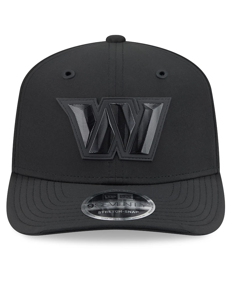 New Era Men's Black Washington Commanders 2026 Sideline 9SEVENTY Adjustable Hat