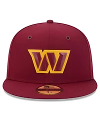 New Era Men's Burgundy Washington Commanders 2026 Sideline 59FIFTY Fitted Hat
