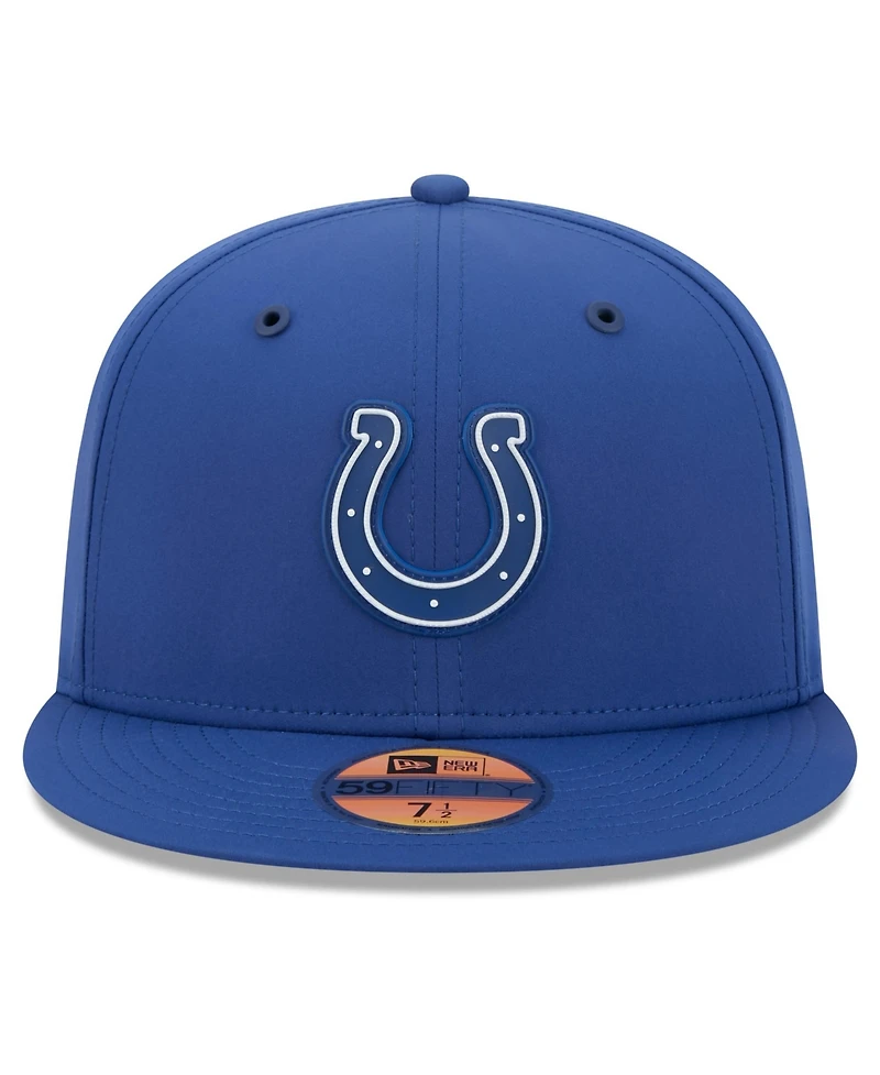 New Era Men's Royal Indianapolis Colts 2026 Sideline 59FIFTY Fitted Hat