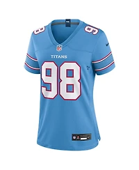 Nike Women's Jeffery Simmons Light Blue Tennessee Titans Game Jersey
