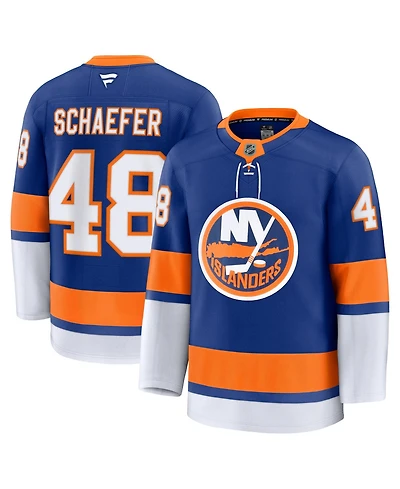 Fanatics Men's Matthew Schaefer Royal New York Islanders Home Premium Jersey