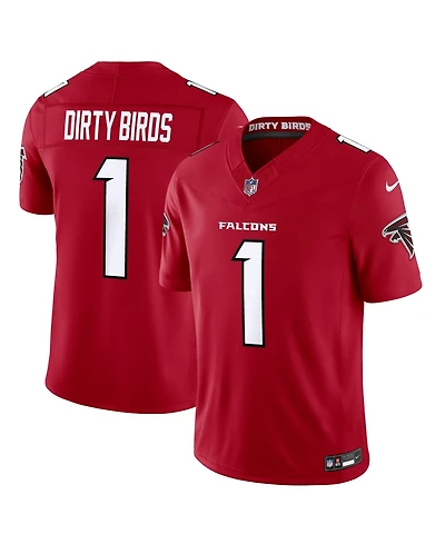 Nike Men's Dirty Birds Red Atlanta Falcons Team Vapor F.u.s.e. Stitched Limited Jersey