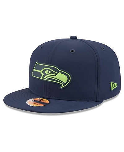 New Era Men's College Navy Seattle Seahawks 2026 Sideline 9FIFTY Snapback Hat