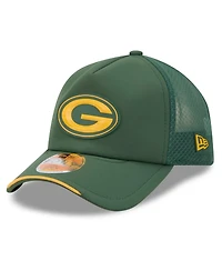 New Era Men's Green Bay Packers 2026 Sideline Apex 9FORTY Adjustable Trucker Hat