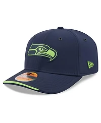 New Era Men's College Navy Seattle Seahawks 2026 Sideline 9SEVENTY Adjustable Hat