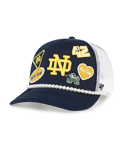 47 Brand Men's Navy/White Notre Dame Fighting Irish Rally On Hitch Adjustable Hat