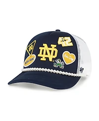 47 Brand Men's Navy/White Notre Dame Fighting Irish Rally On Hitch Adjustable Hat