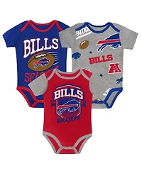 Outerstuff Baby Boys and Girls 3-Piece Buffalo Bills First Round Pick Creeper