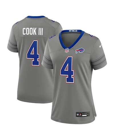 Nike Women's James Cook Iii Gray Buffalo Bills Nickel City Game Jersey
