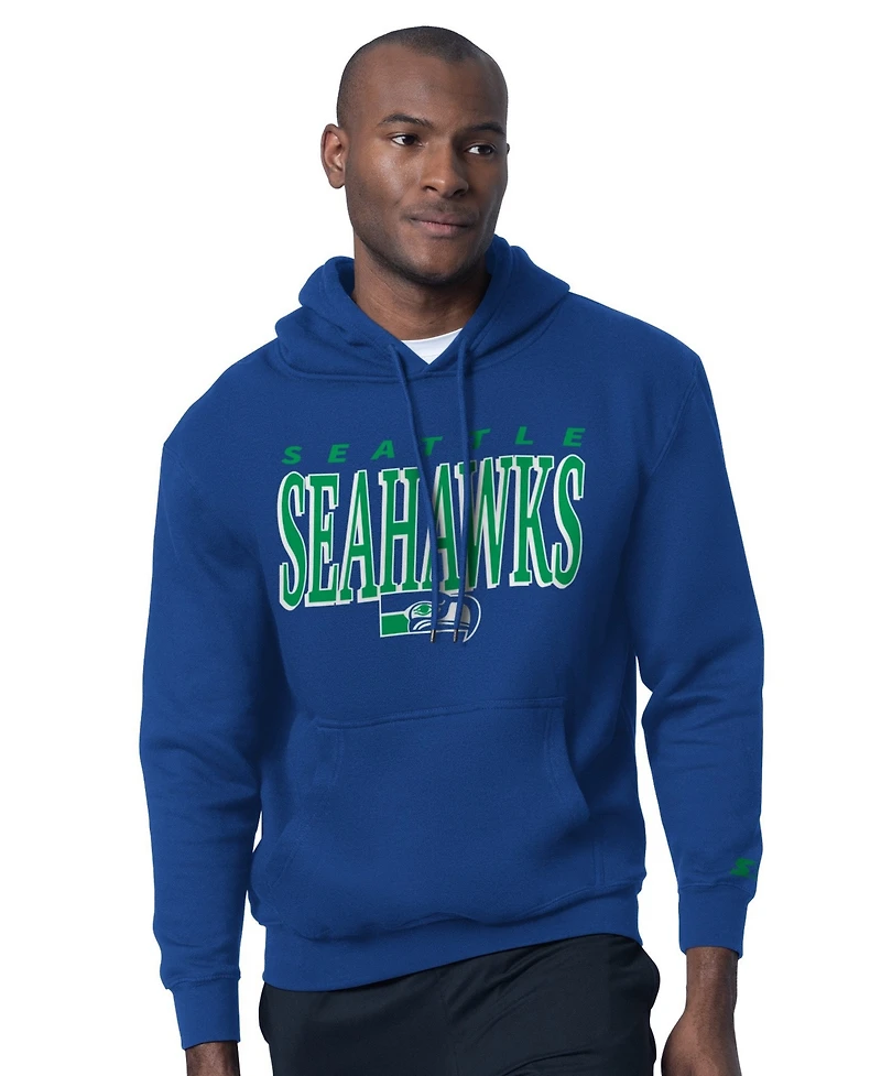 Starter Men's 2-piece Royal Seattle Seahawks Logo Hoodie