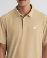 Fanatics Men's Tan Las Vegas Raiders Clutch Polo Shirt