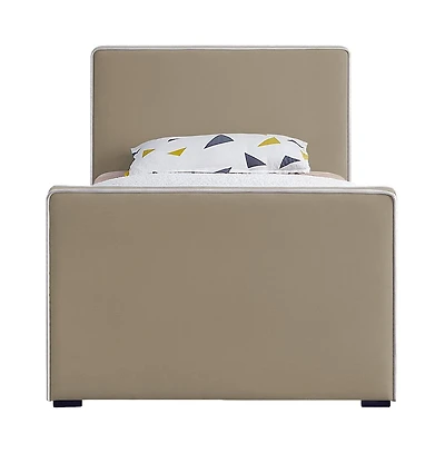 Meridian Furniture Dillard Velvet Twin Bed