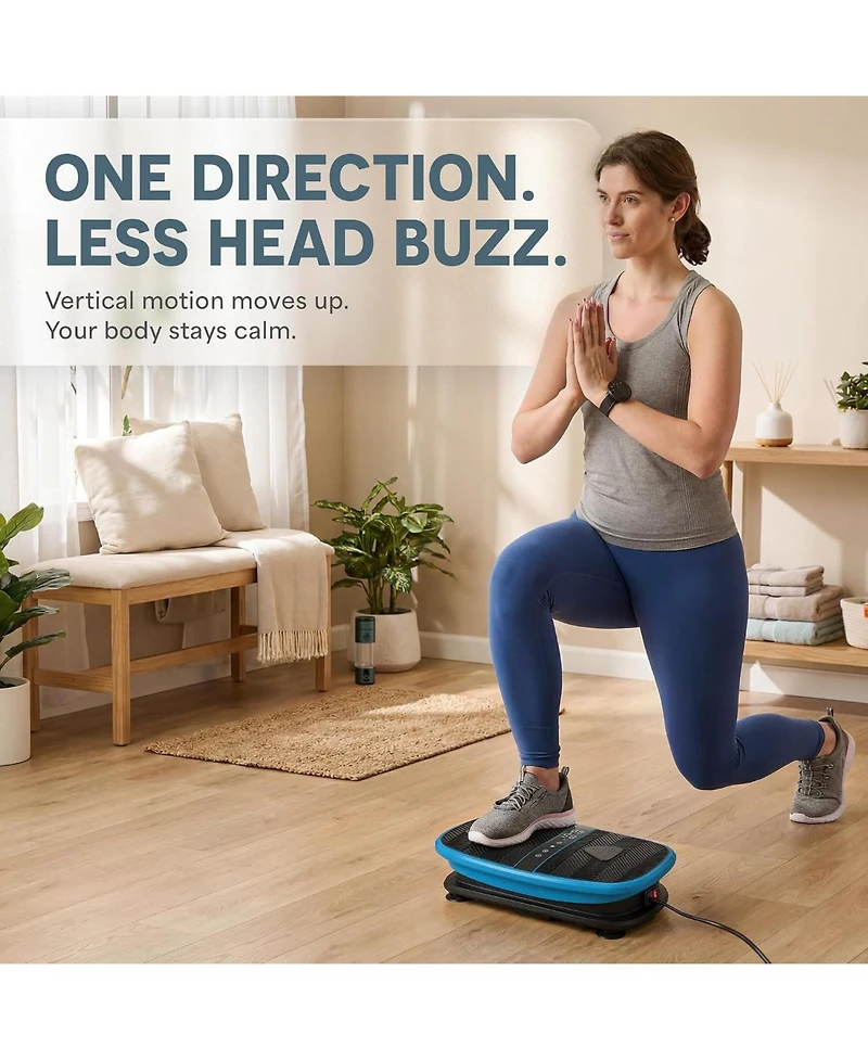 Lifepro Voice Controlled Vibration Plate – Full Body Platform with Remote Watch, Lymphatic Drainage & Muscle Recovery Support