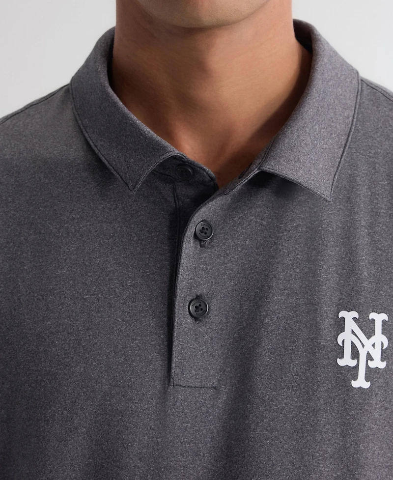 Fanatics Men's Charcoal New York Mets Clutch Polo Shirt
