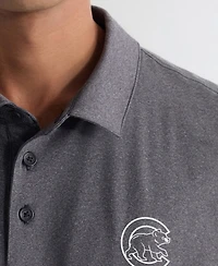 Fanatics Men's Charcoal Chicago Cubs Clutch Polo Shirt