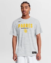 Nike Men's White San Diego Padres Authentic Collection Velocity Dri-fit T-Shirt