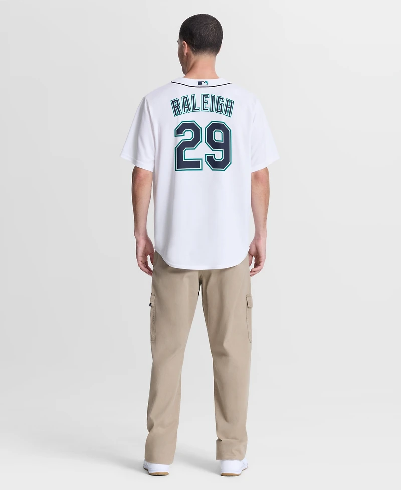 Nike Men's Cal Raleigh White Seattle Mariners Home Replica Jersey
