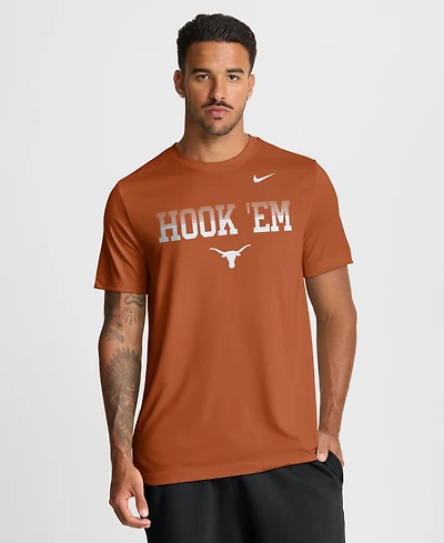 Nike Men's Texas Orange Longhorns Primetime Legend Kinetic Mantra Dri-fit T-Shirt