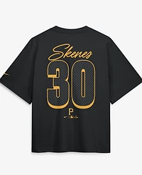 Nike Women's Paul Skenes Black Pittsburgh Pirates Premium Essentials Boxy Name Number T-Shirt
