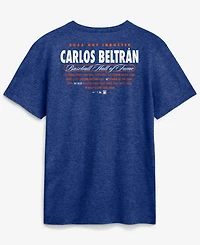Nike Men's Carlos Beltran Royal New York Mets 2026 Hall of Fame Stats Name Number T-Shirt