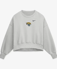 Nike Women's Gray Jacksonville Jaguars Oversized Primetime Phoenix Fleece Sweatshirt