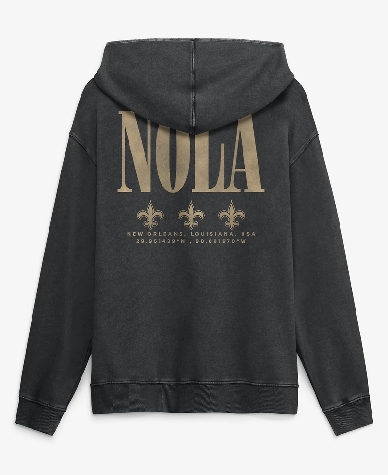 Fanatics Men's Black New Orleans Saints Relaxed Intense Rivalry French Terry Hoodie
