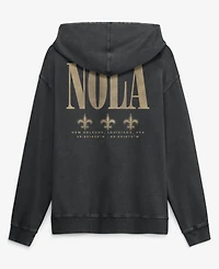 Fanatics Men's Black New Orleans Saints Relaxed Intense Rivalry French Terry Hoodie