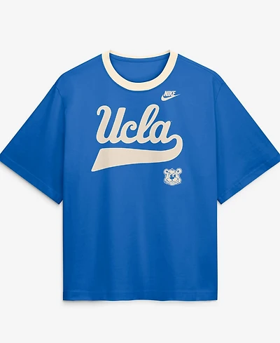 Nike Women's Blue Ucla Bruins Legacy Fight Song Boxy T-Shirt