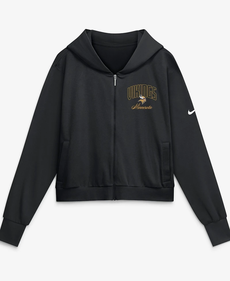 Nike Women's Black Minnesota Vikings Primetime Full-Zip Hoodie