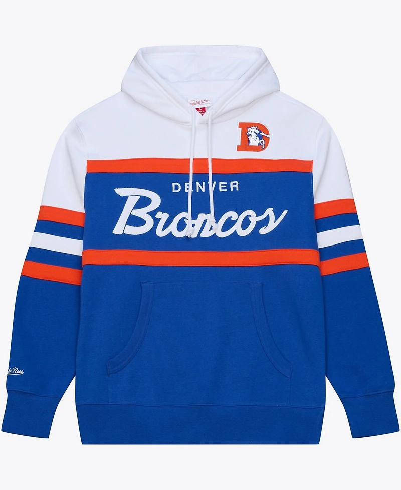 Mitchell & Ness Men's Royal Denver Broncos Head Coach Hoodie