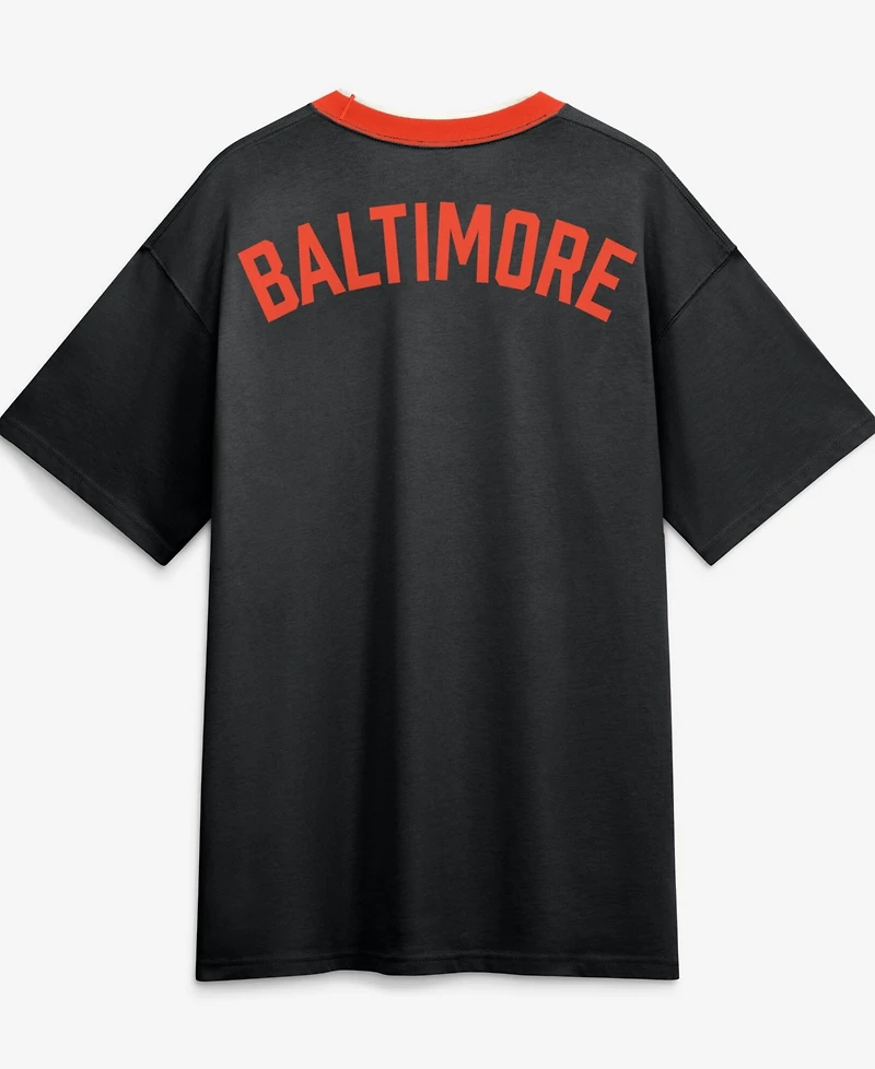 Nike Men's Black Baltimore Orioles Cooperstown Collection Ringer T-Shirt