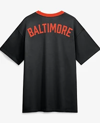Nike Men's Black Baltimore Orioles Cooperstown Collection Ringer T-Shirt