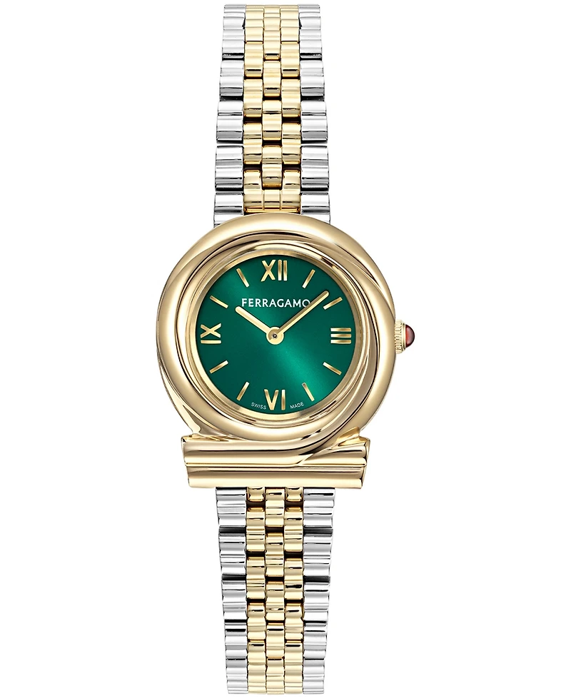 Ferragamo Women's Two-Tone Stainless Steel Bracelet Watch 28mm