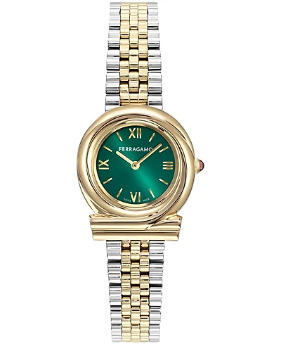 Ferragamo Women's Two-Tone Stainless Steel Bracelet Watch 28mm