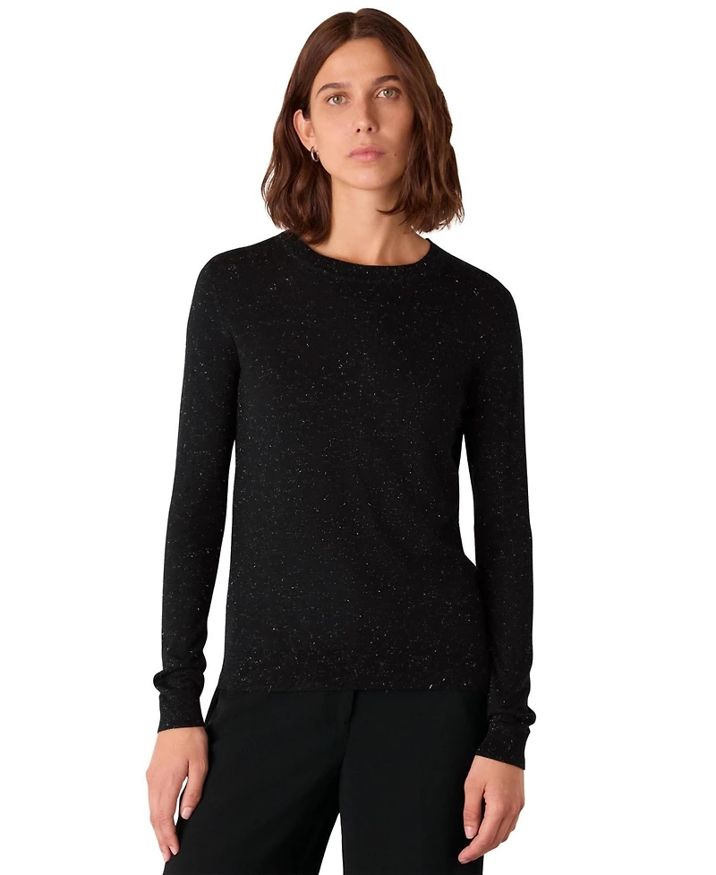 Whistles Women's Annie Sparkle Knit Top