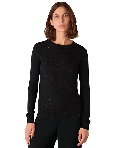 Whistles Women's Annie Sparkle Knit Top